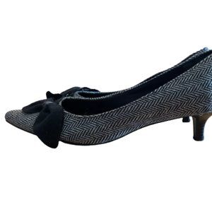 Fioni Kitten Heels | Houndstooth